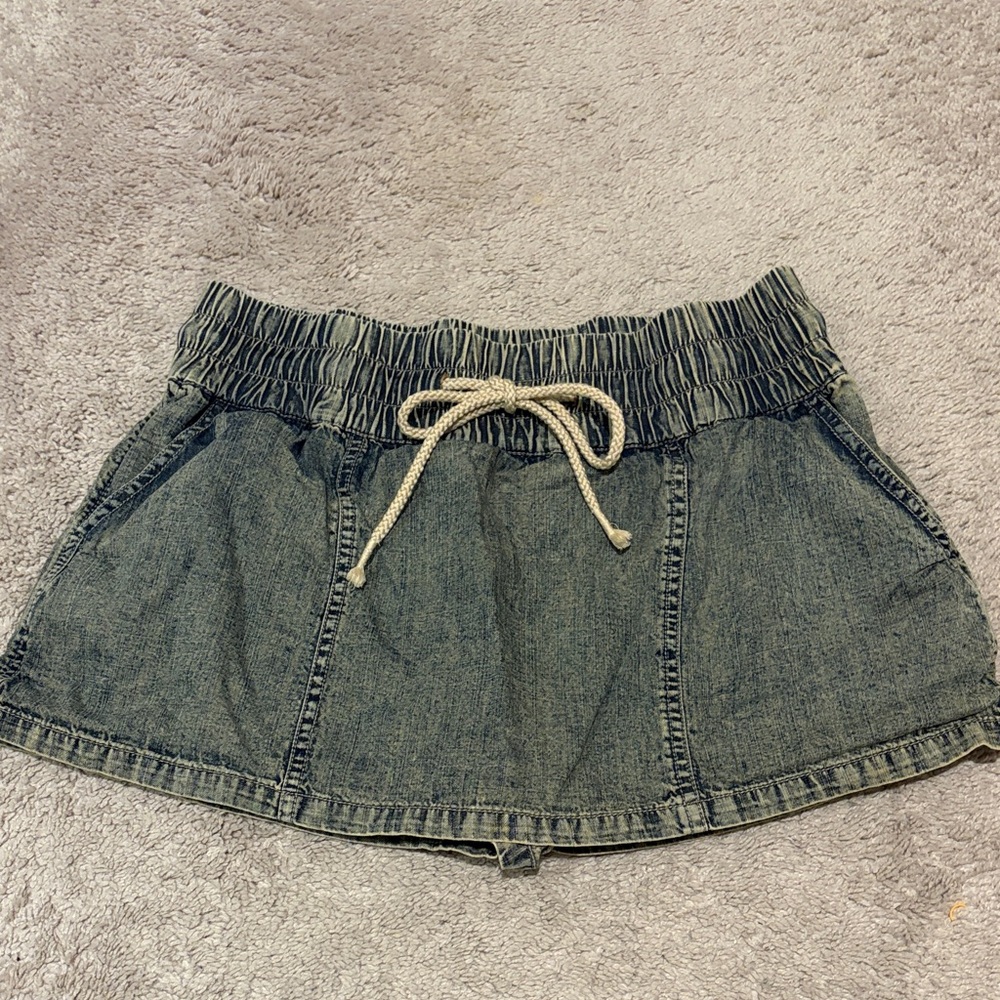 Free People Denim Skort - Size Medium